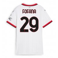 Camiseta AC Milan Youssouf Fofana #29 Visitante Equipación para mujer 2024-25 manga corta